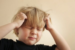 boy with head lice